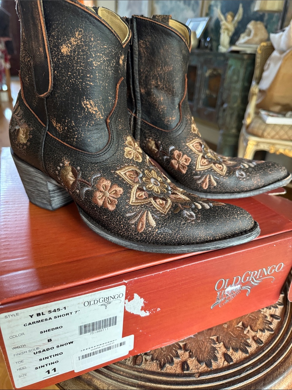NEW IN BOX $599 OLD GRINGO Carmesa Short in Shedro, size 11